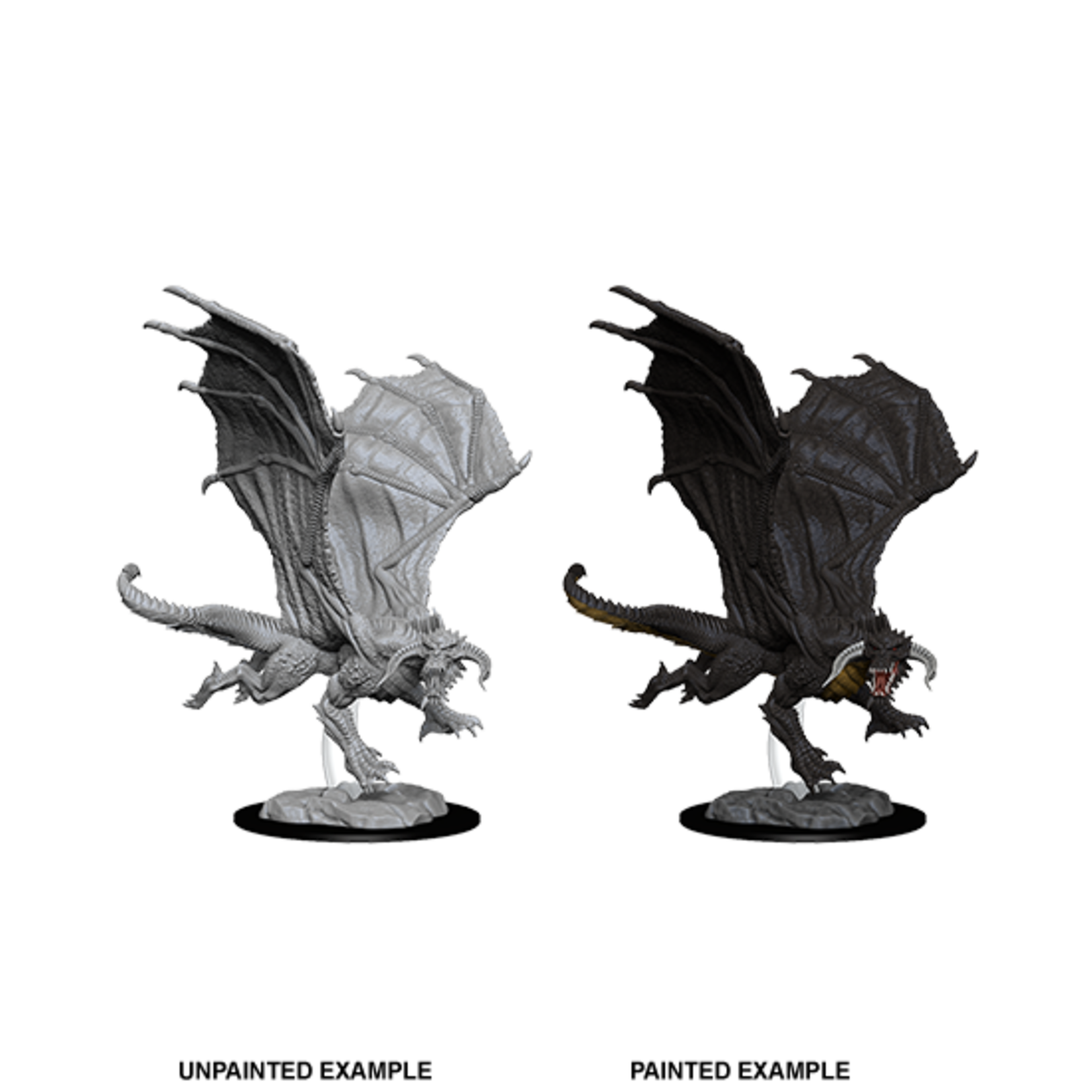 WizKids D&D Nolzur's Marvelous Miniatures: Young Black Dragon (W8)