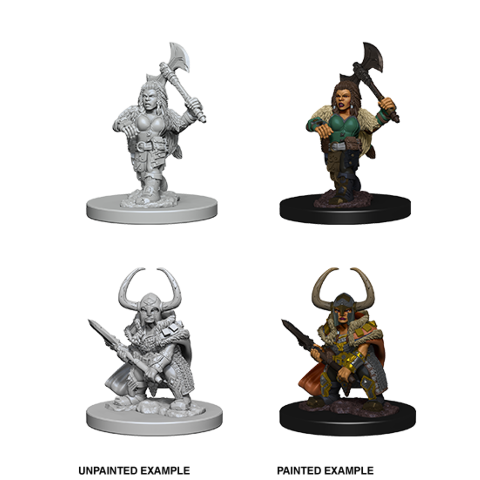 WizKids Dungeons & Dragons Nolzur`s Marvelous Unpainted Miniatures: W4 Dwarf Female Barbarian