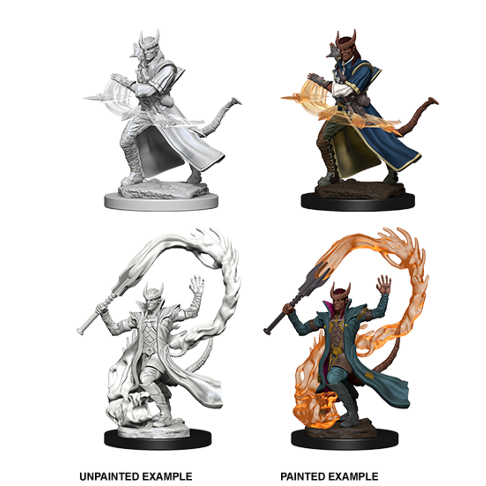 WizKids Dungeons & Dragons Nolzur`s Marvelous Unpainted Miniatures: W4 Tiefling Male Sorcerer