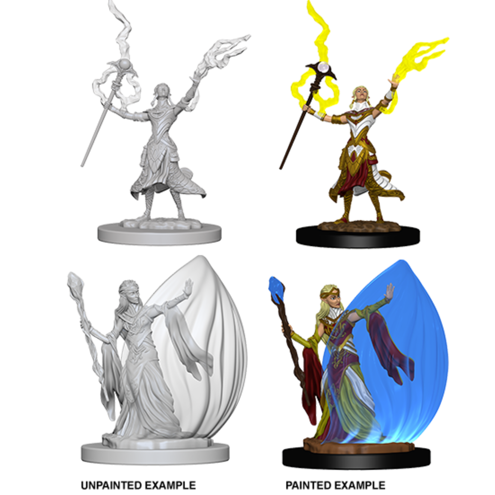 WizKids Dungeons & Dragons Nolzur`s Marvelous Unpainted Miniatures: W3 Elf Female Wizard