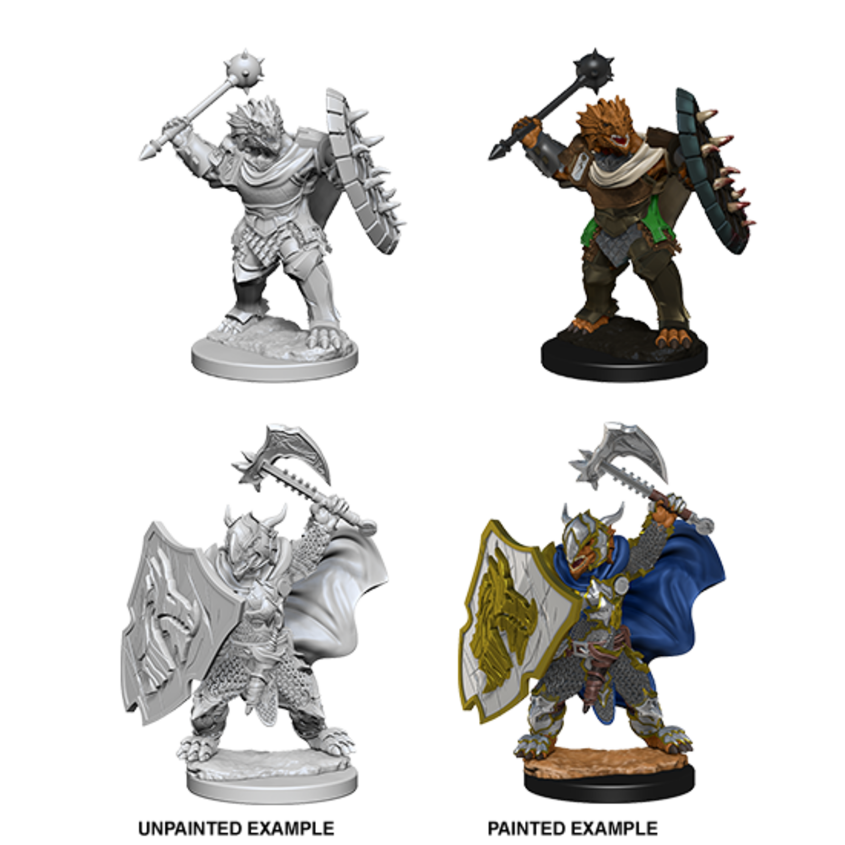WizKids Dungeons & Dragons Nolzur`s Marvelous Unpainted Miniatures: W4 Dragonborn Male Paladin