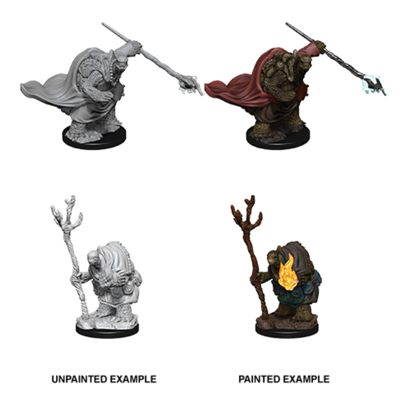 WizKids Dungeons & Dragons Nolzur`s Marvelous Unpainted Miniatures: W9 Tortles Adventurers