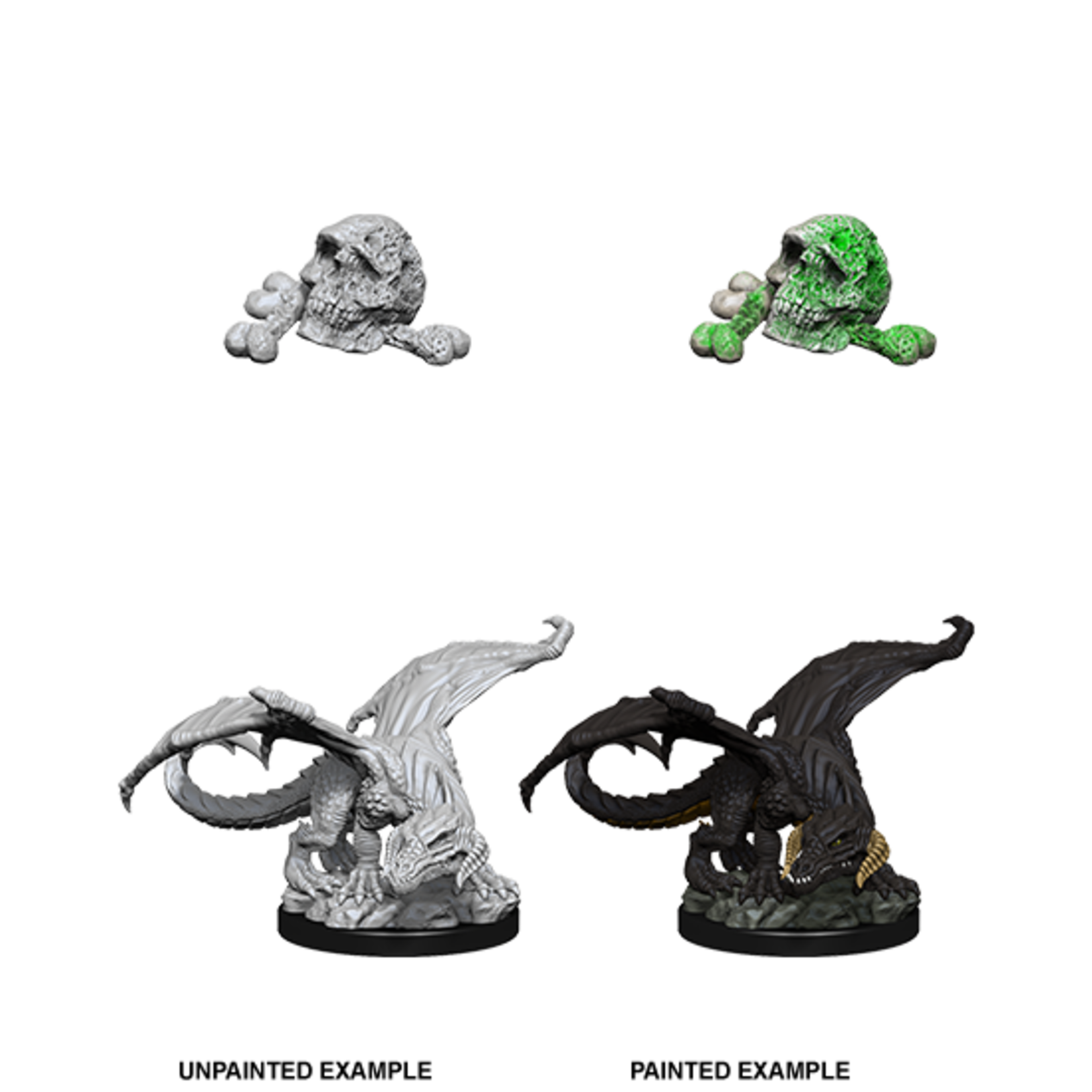 WizKids D&D Nolzur's Marvelous Miniatures: Black Dragon Wyrmling (W10)