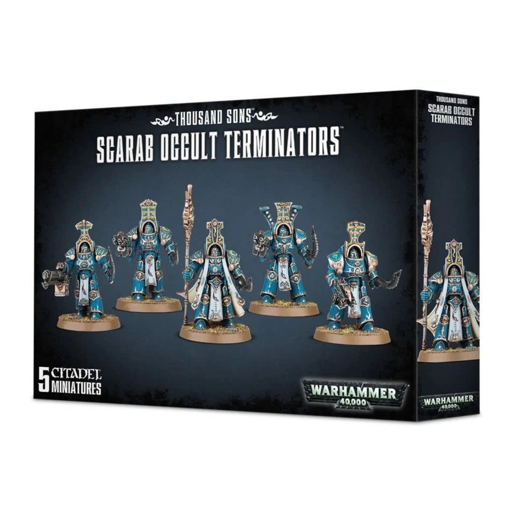 Games Workshop Warhammer 40k: Thousand Sons: Scarab Occult Terminators