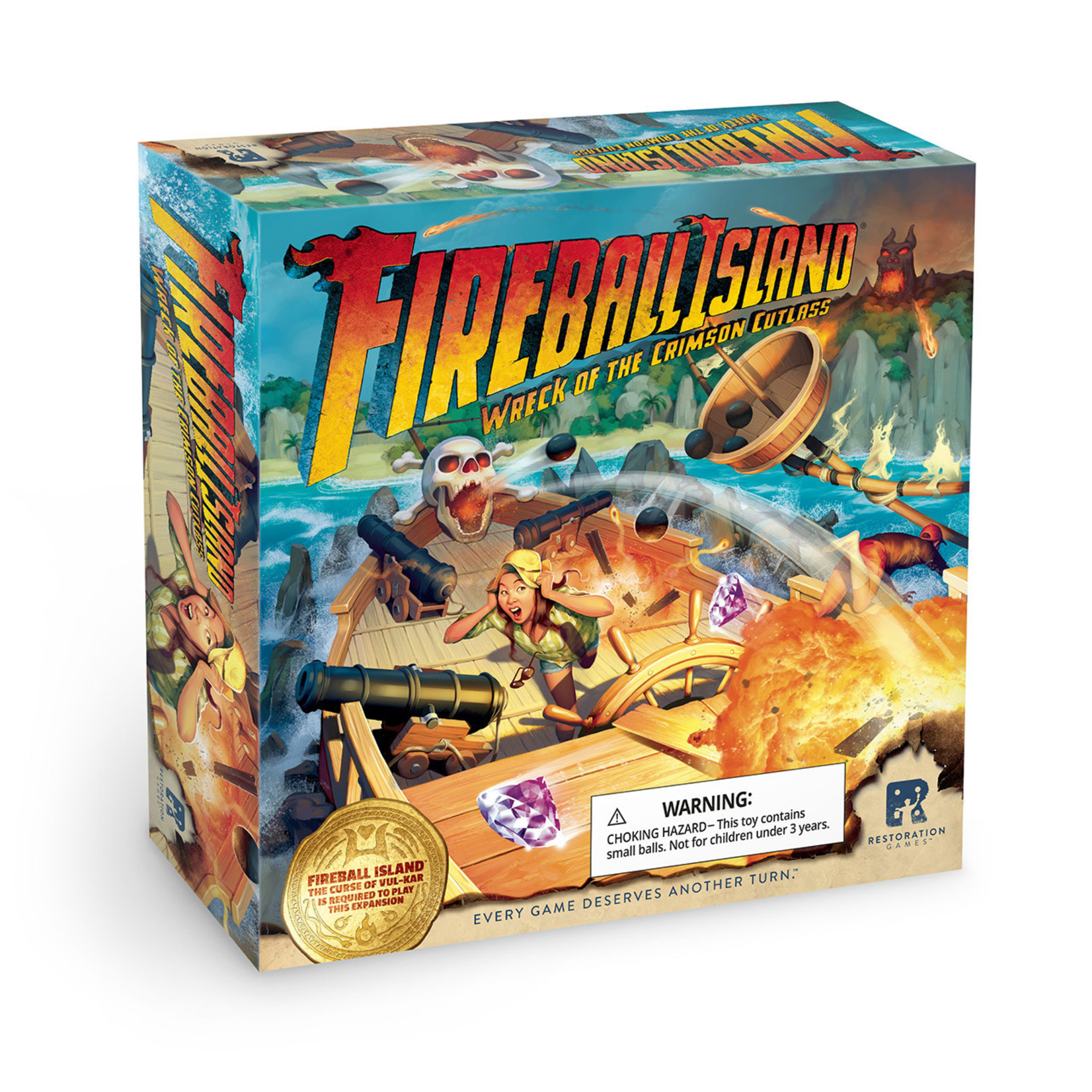 Restoration Games Fireball Island: Wreck of Crimson Cutlass