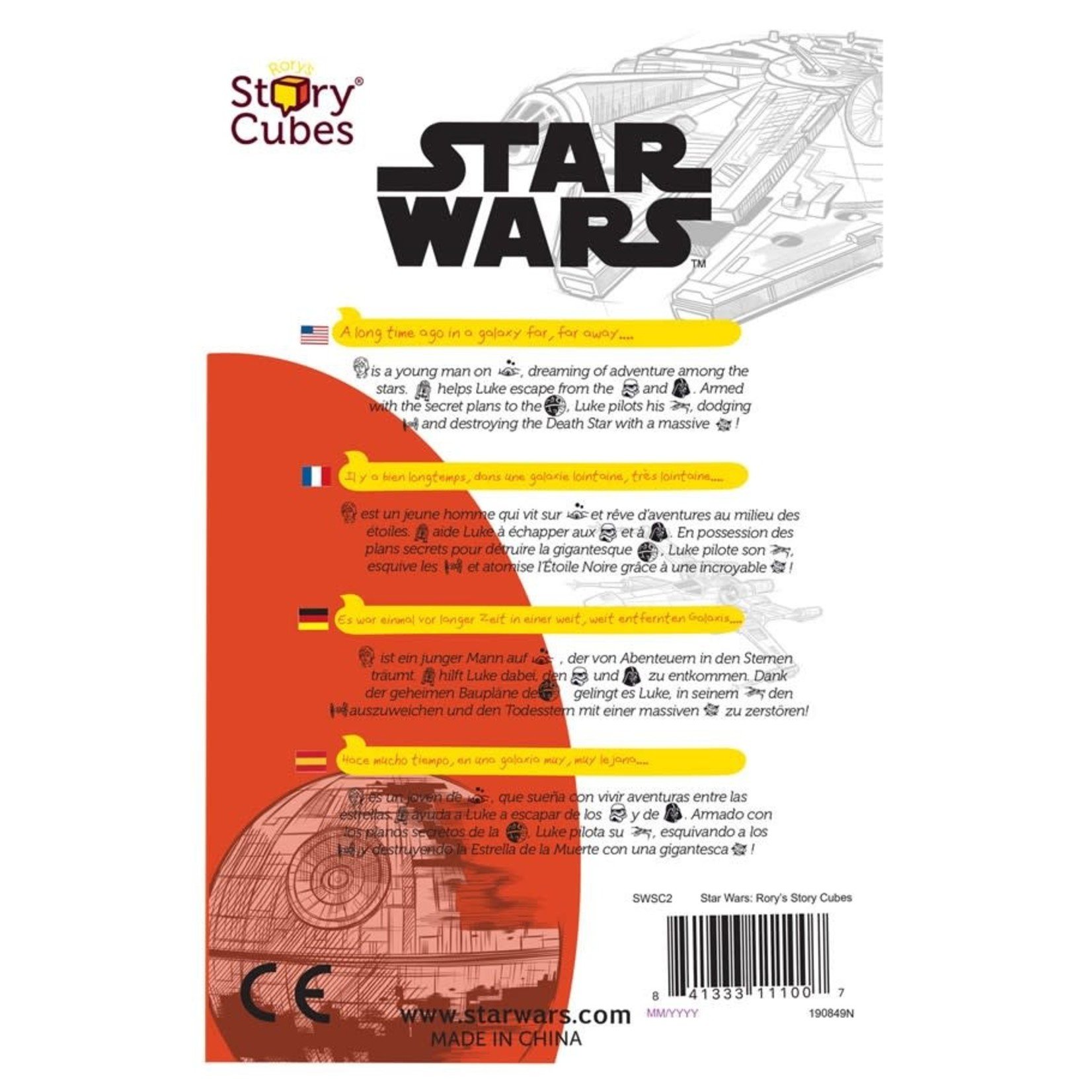 Asmodee Editions Rory's Story Cubes: Star Wars