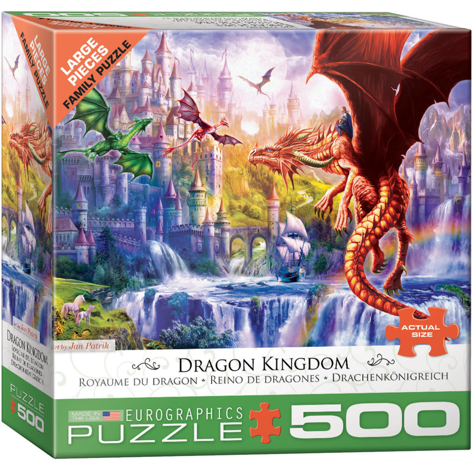 Eurographics Eurographics Puzzle: Dragon Kingdom - 500pc