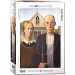 Eurographics Eurographics Puzzle: American Gothic by Grant Wood - 1000pc