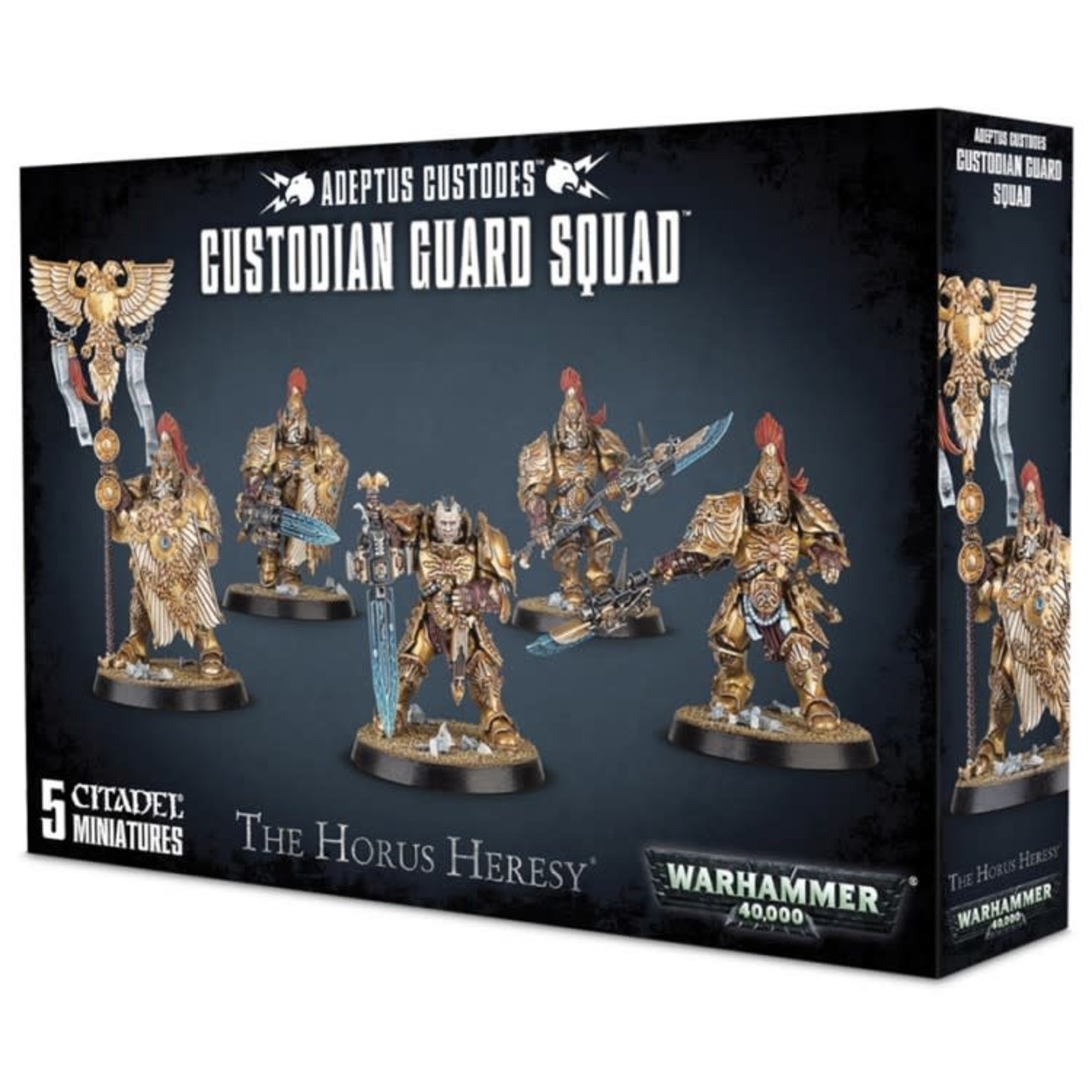 Games Workshop Warhammer 40k: Adeptus Custodes - Custodian Guard Squad