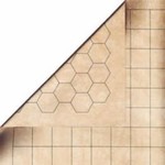 Chessex Chessex Reversible Megamat 1" sq/hex