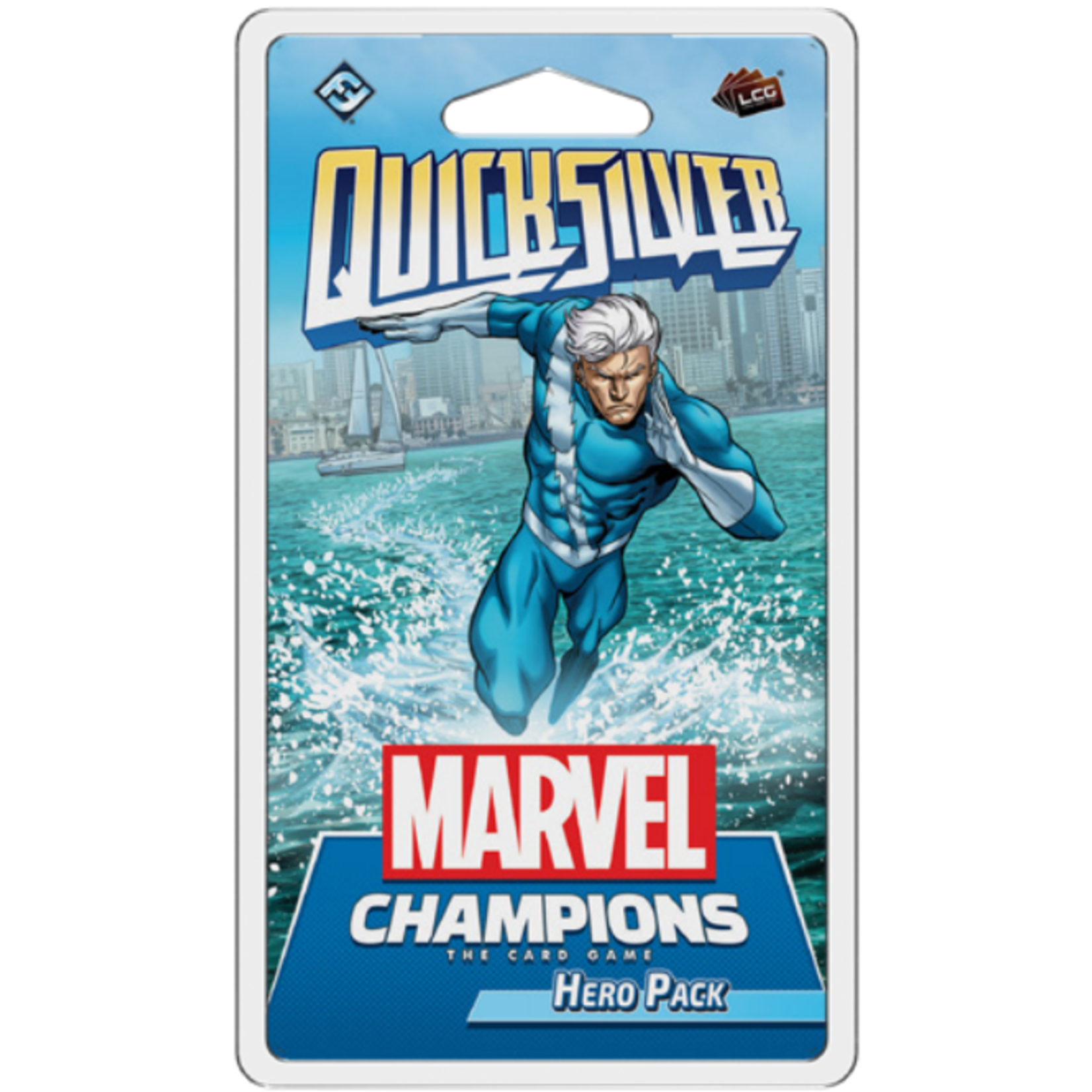 Fantasy Flight Games Marvel Champions Living Card Game: Quicksilver Hero Pack