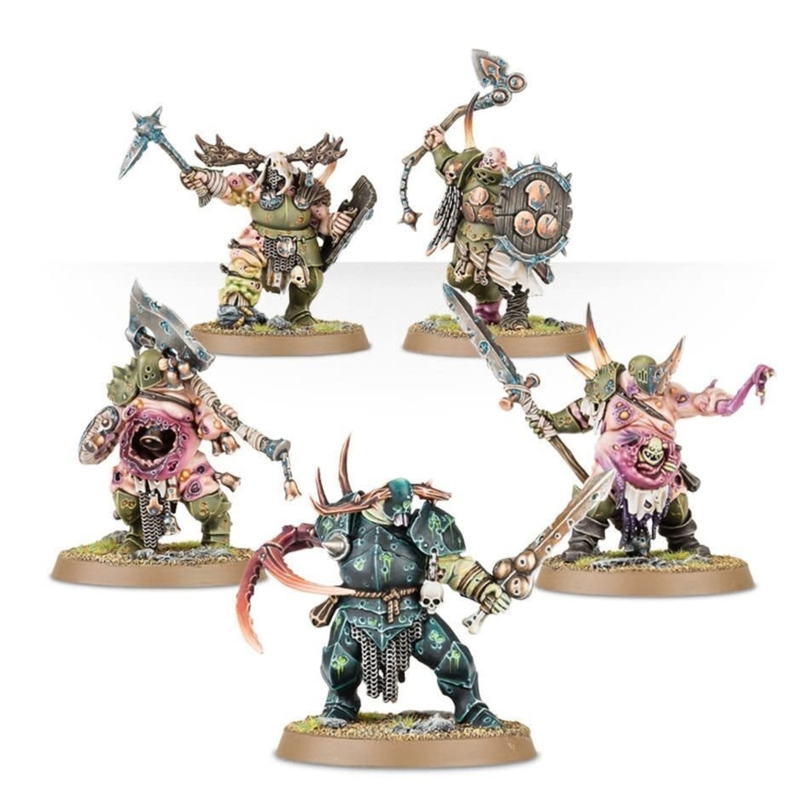 Games Workshop Warhammer Age of Sigmar: Maggotkin of Nurgle - Putrid Blightkings