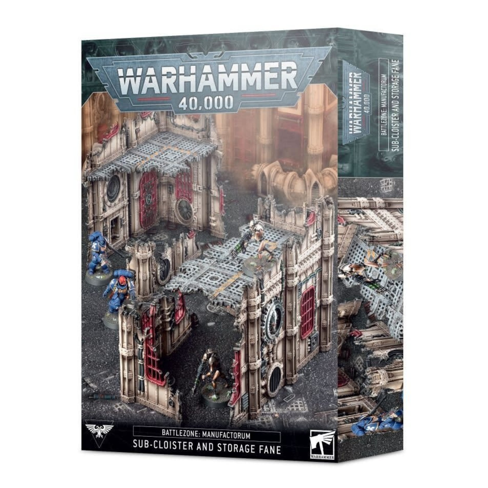Games Workshop Warhammer 40k: Battlezone Terrain - Manufactorum Sub-Cloister & Storage