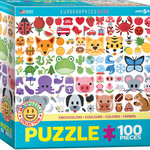 Eurographics Eurographics Puzzle: Emoji Colors - 100pc