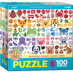 Eurographics Eurographics Puzzle: Emoji Colors - 100pc