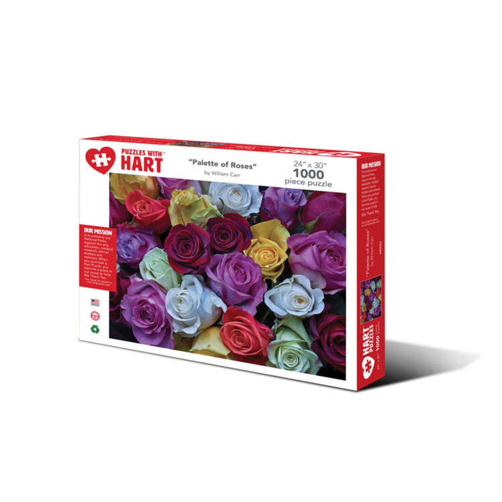 Hart Puzzles Hart Puzzles: Palette of Roses 1000pc