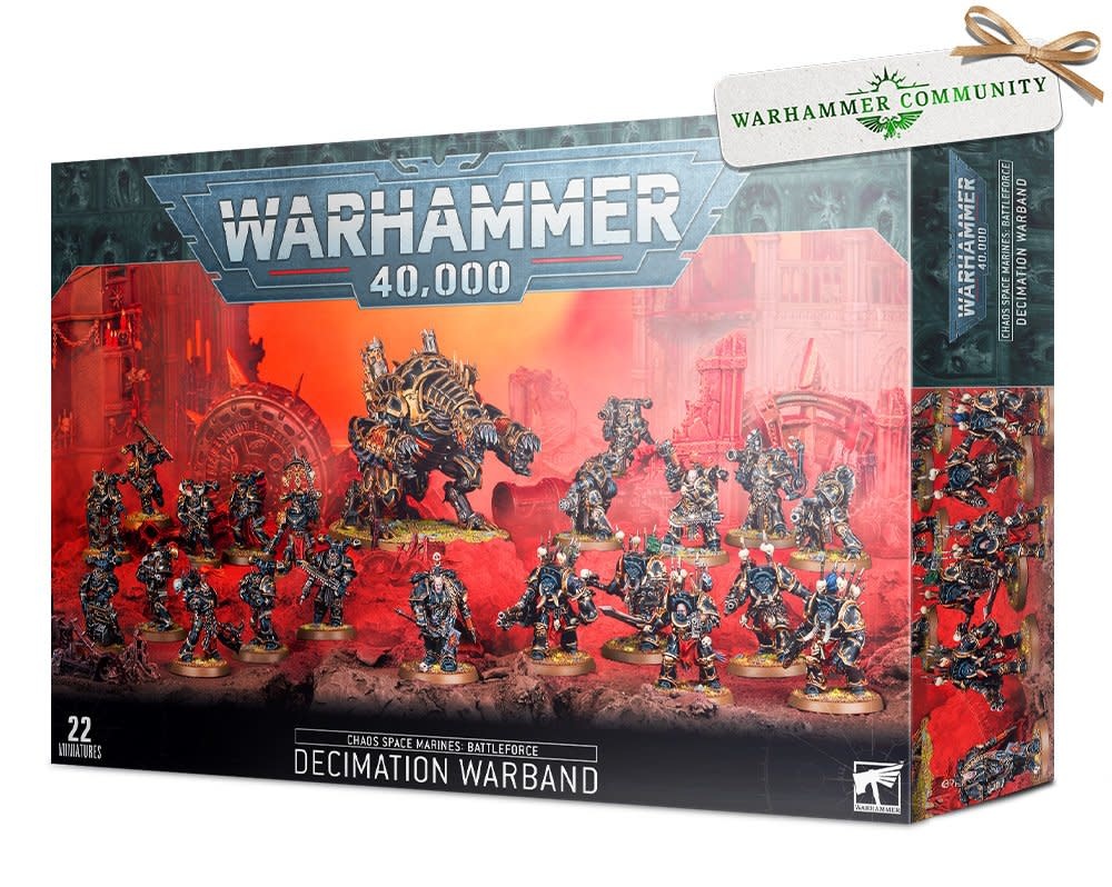 Warhammer 40k Chaos Space Marines Battleforce Decimation Warband Fair Game