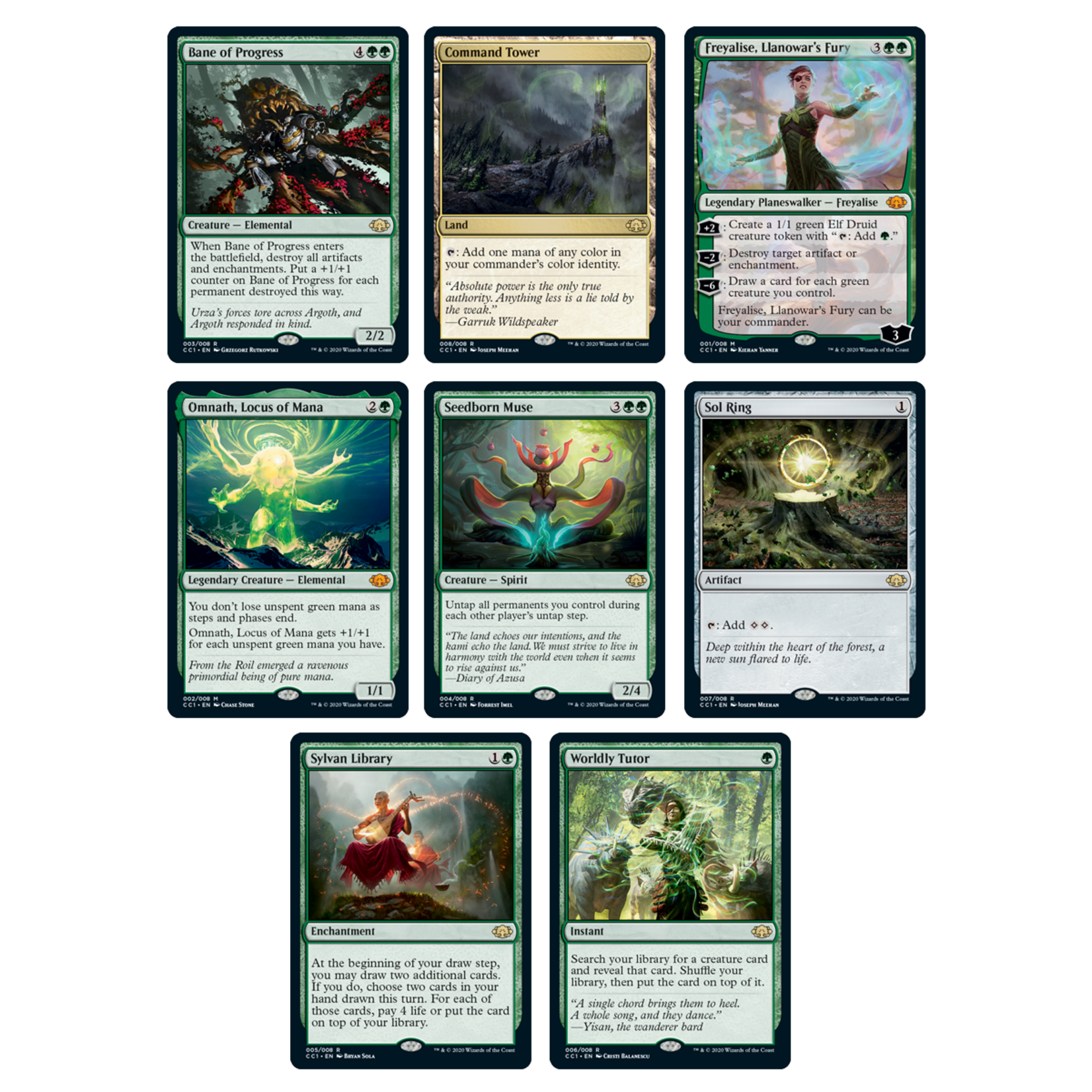 Wizards of the Coast Magic the Gathering: Commander Collection - Green