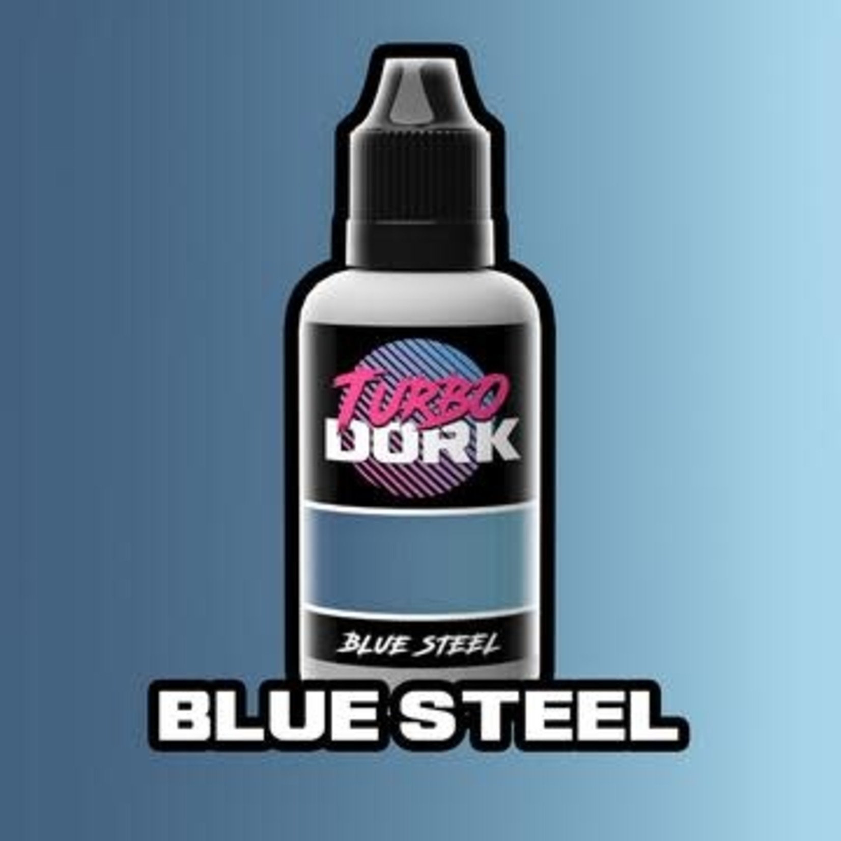 Turbo Dork Turbo Dork Blue Steel Metallic Acrylic Paint 20ml Bottle