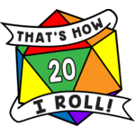 Foam Brain Games FB That's How I Roll Enamel Pride Pin - Rainbow
