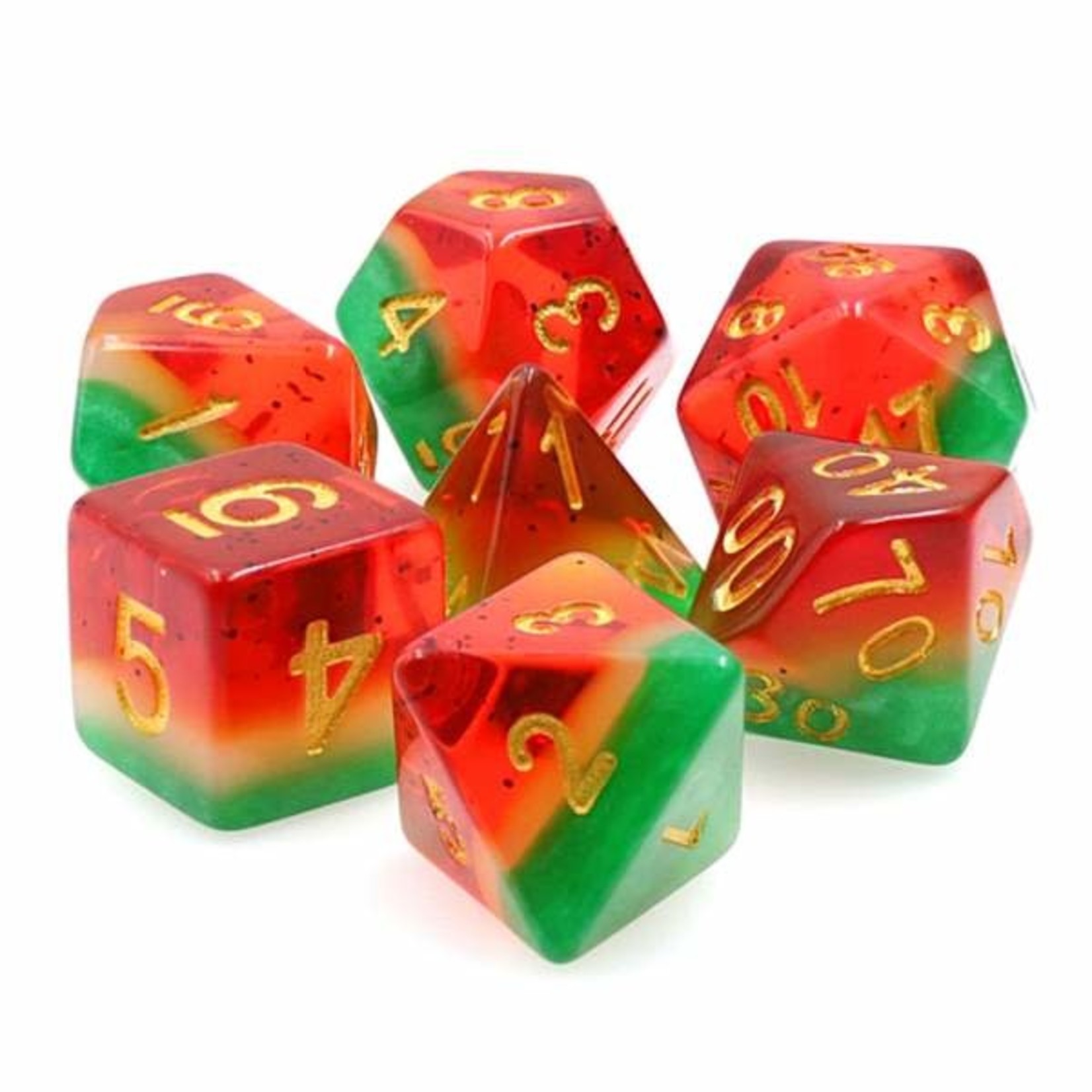Foam Brain Games Watermelon RPG Dice Set