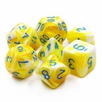 Foam Brain Games FB Lemon Cream RPG Dice Set