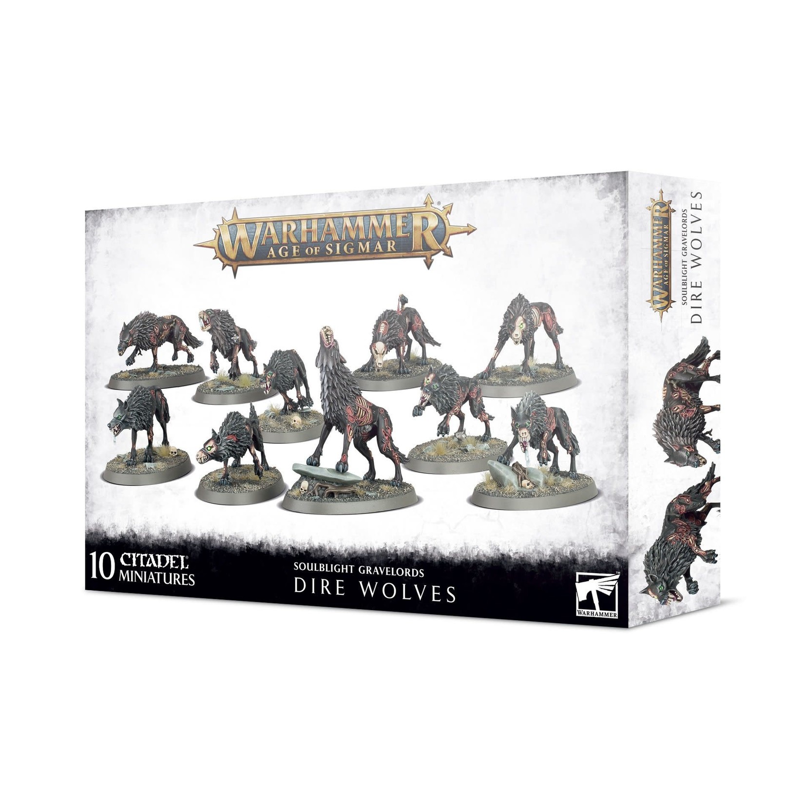 Games Workshop Warhammer Age of Sigmar: Soulblight Gravelords - Dire Wolves