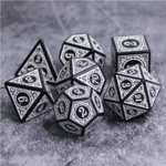 Foam Brain Games FB Magic Flame - White RPG Dice Set
