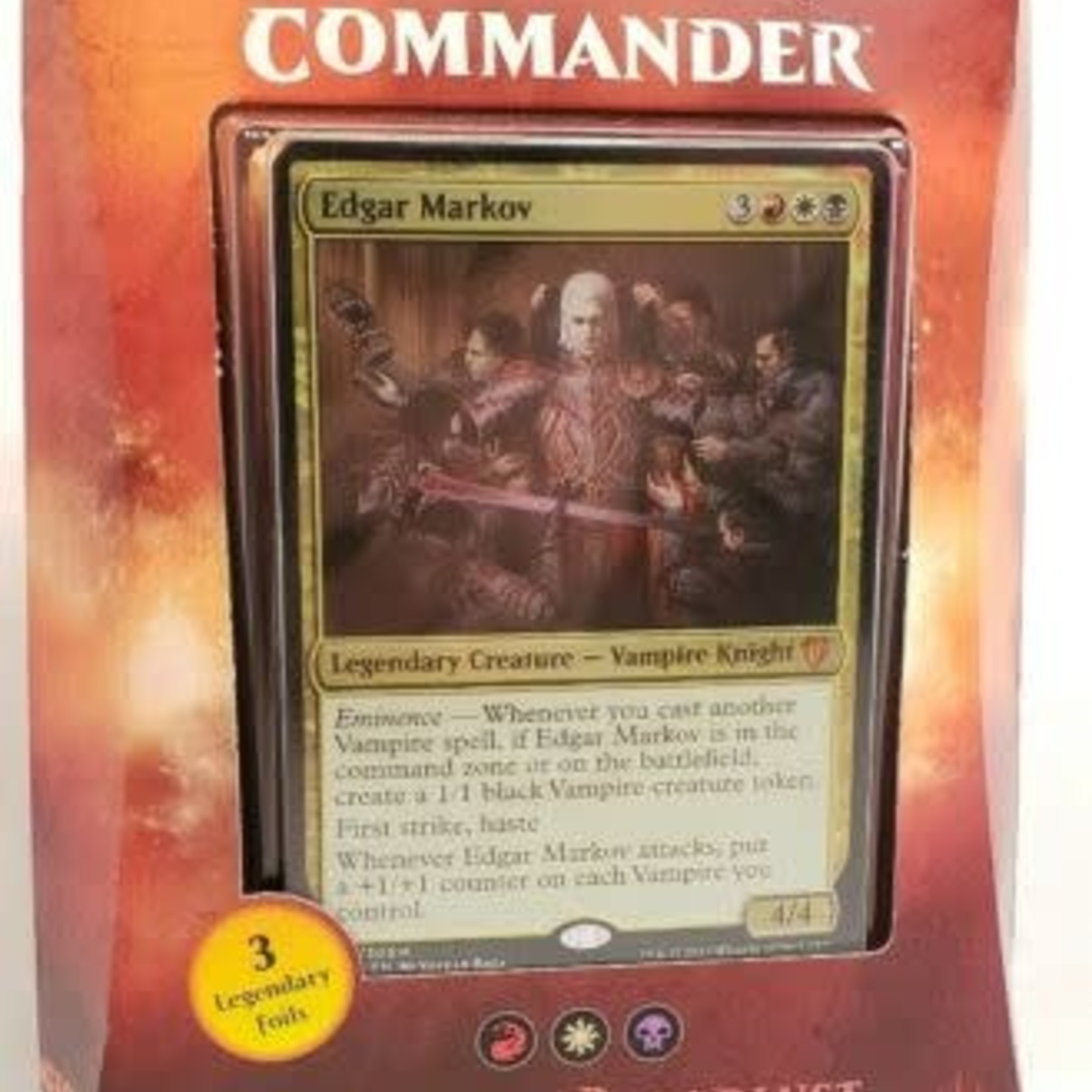 COMMANDER Vampire Night Deck Box | Magic the Gathering Deck Box 