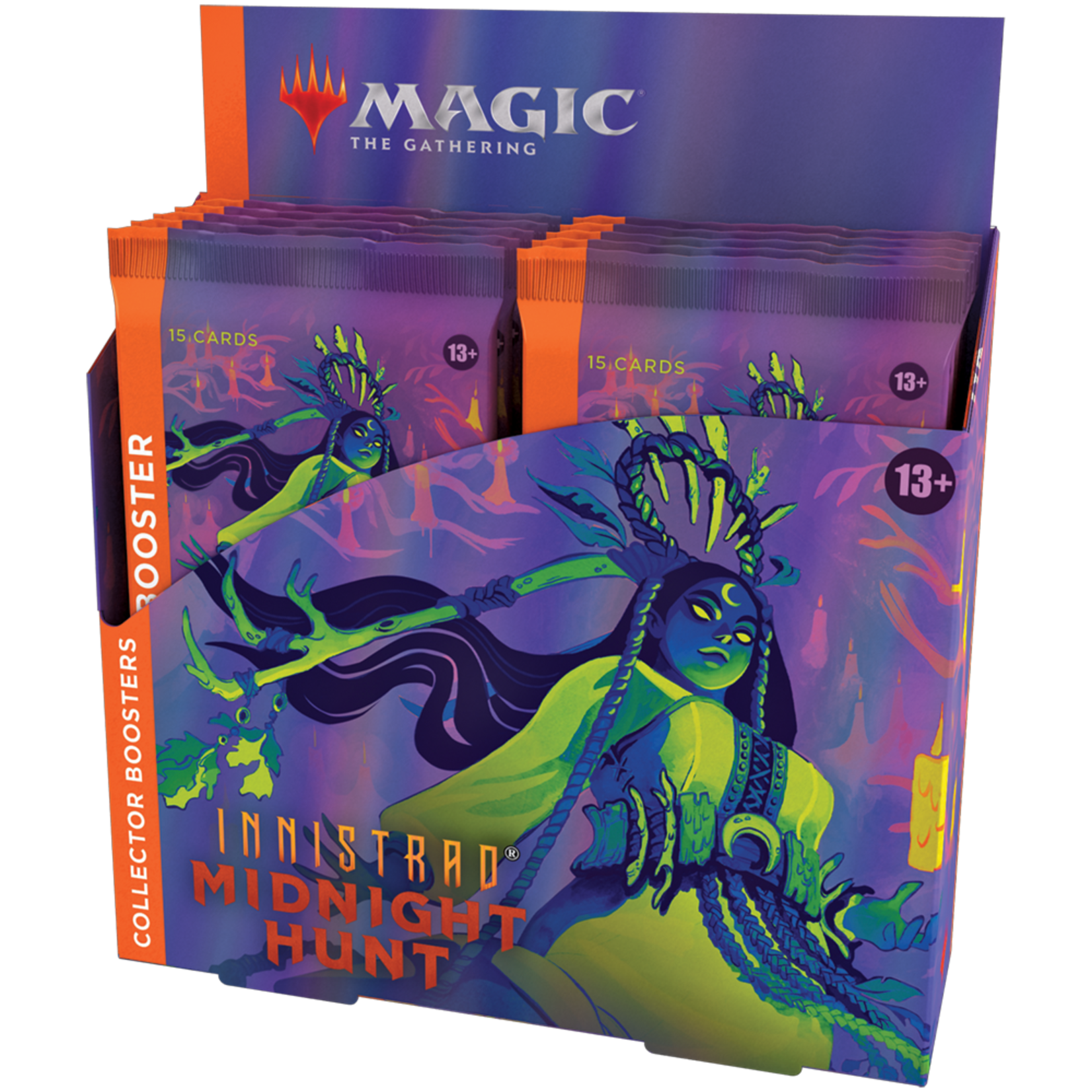 Wizards of the Coast Magic the Gathering: Midnight Hunt - Collector Booster Box