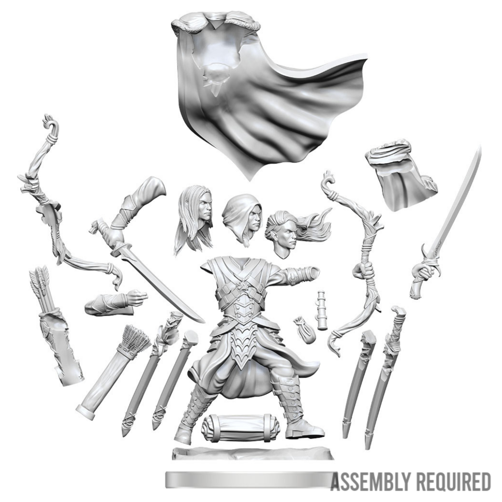 WizKids Wizkids Dungeons and Dragons Frameworks: Elf Ranger Male W01