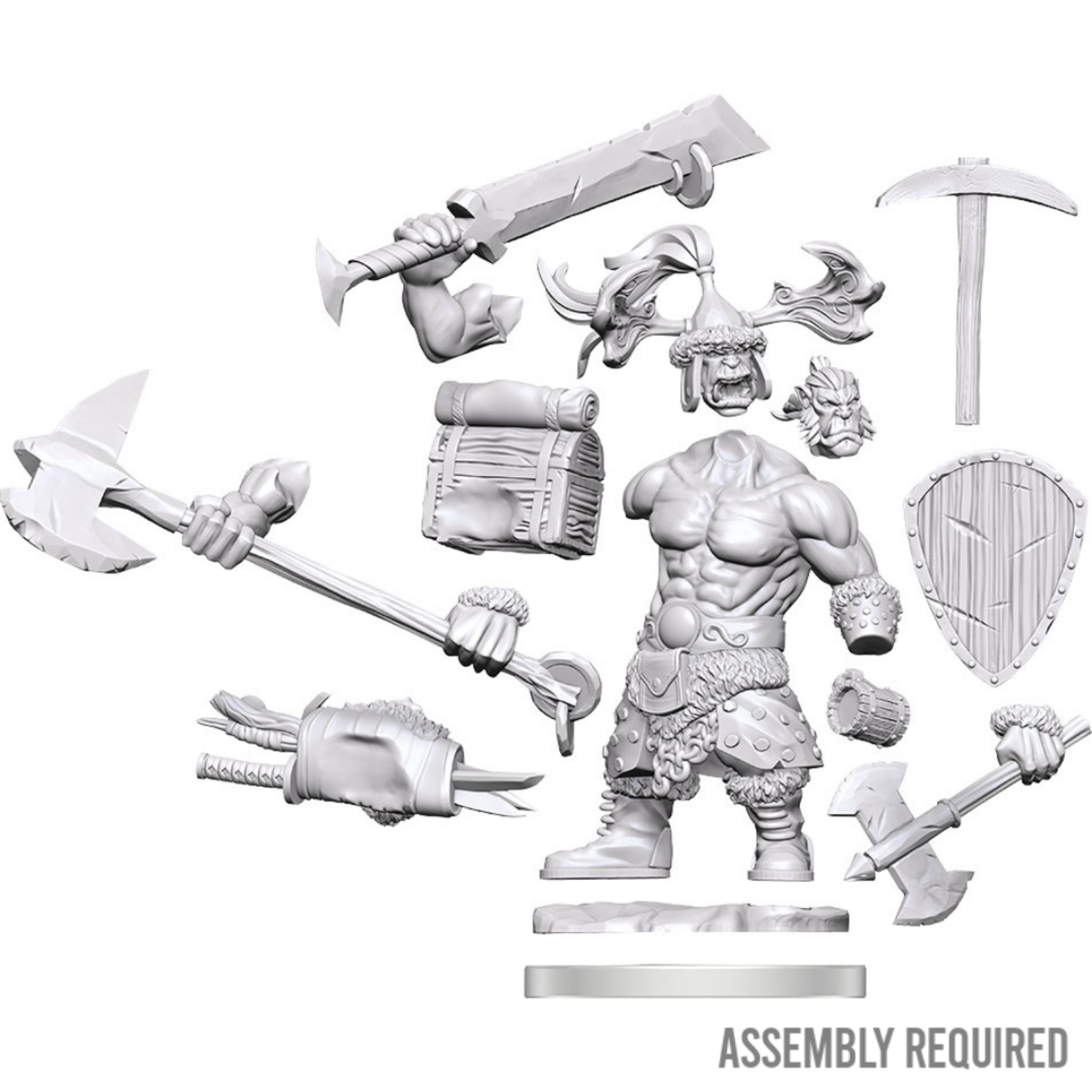 WizKids Wizkids Dungeons and Dragons Frameworks: Orc Barbarian Male W01