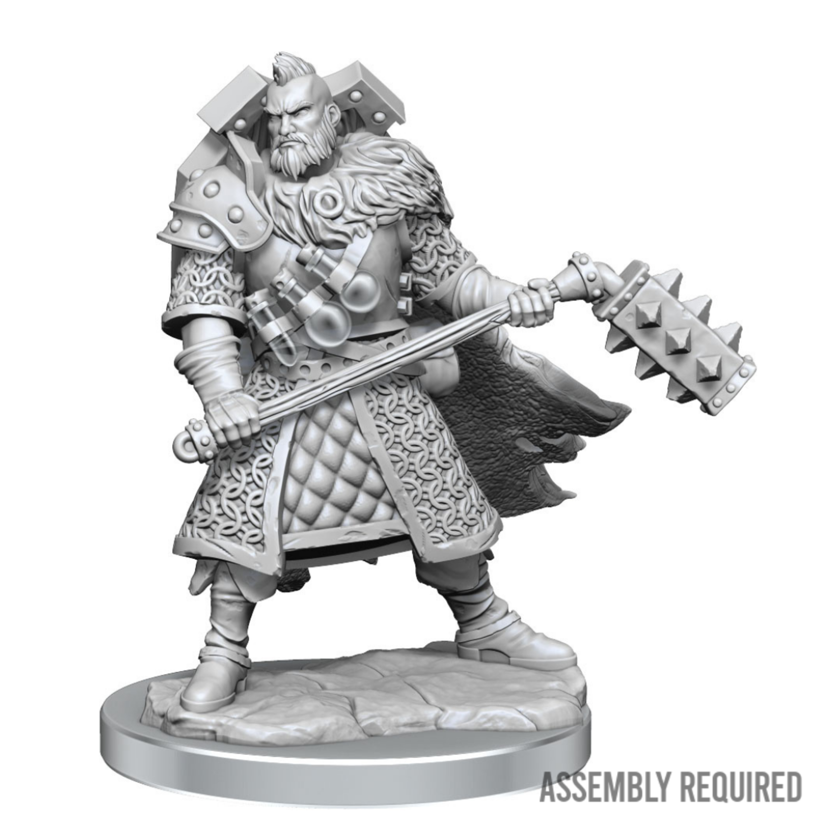 WizKids Wizkids Dungeons and Dragons Frameworks: Human Fighter Male W01