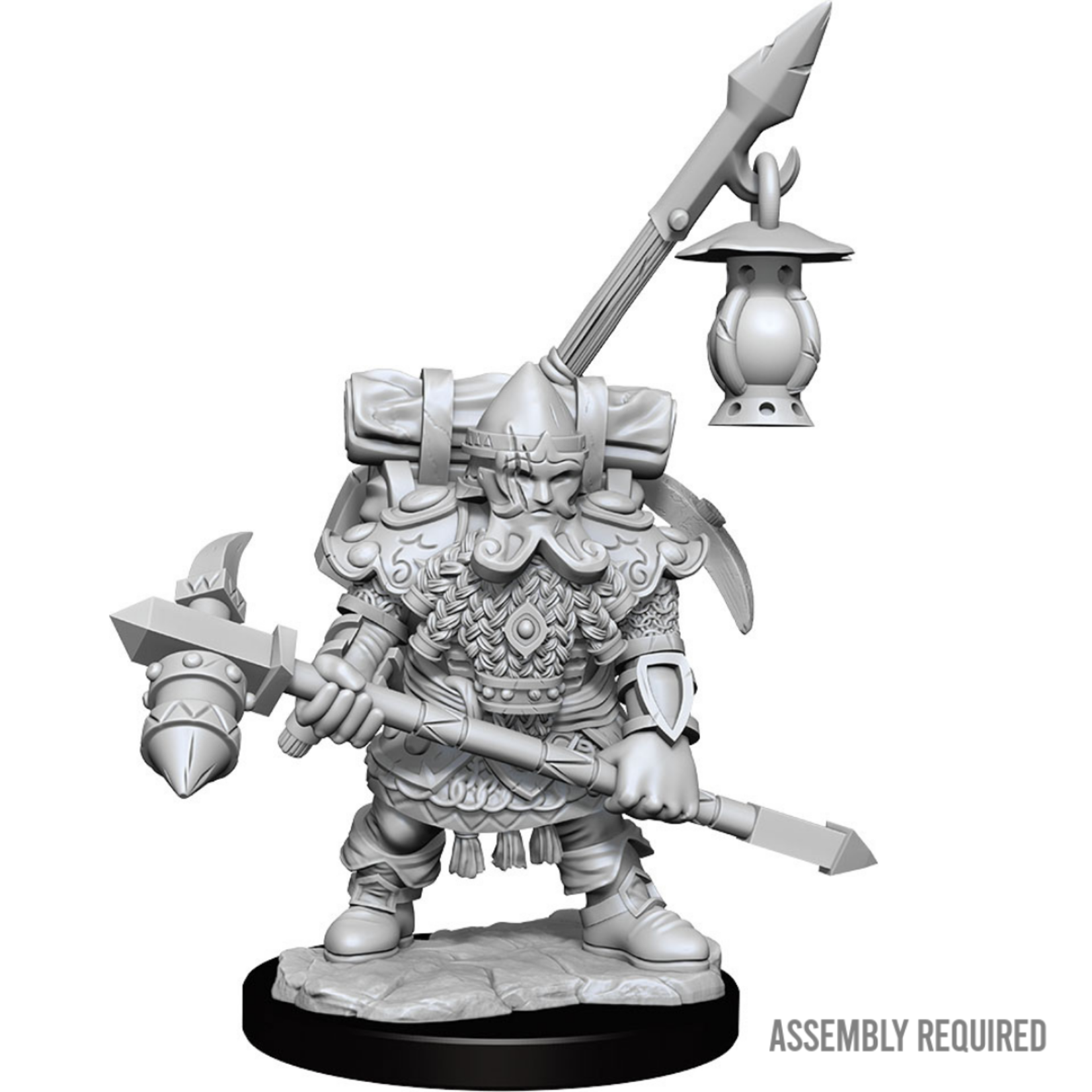 WizKids Wizkids Dungeons and Dragons Frameworks: Dwarf Fighter Male W01