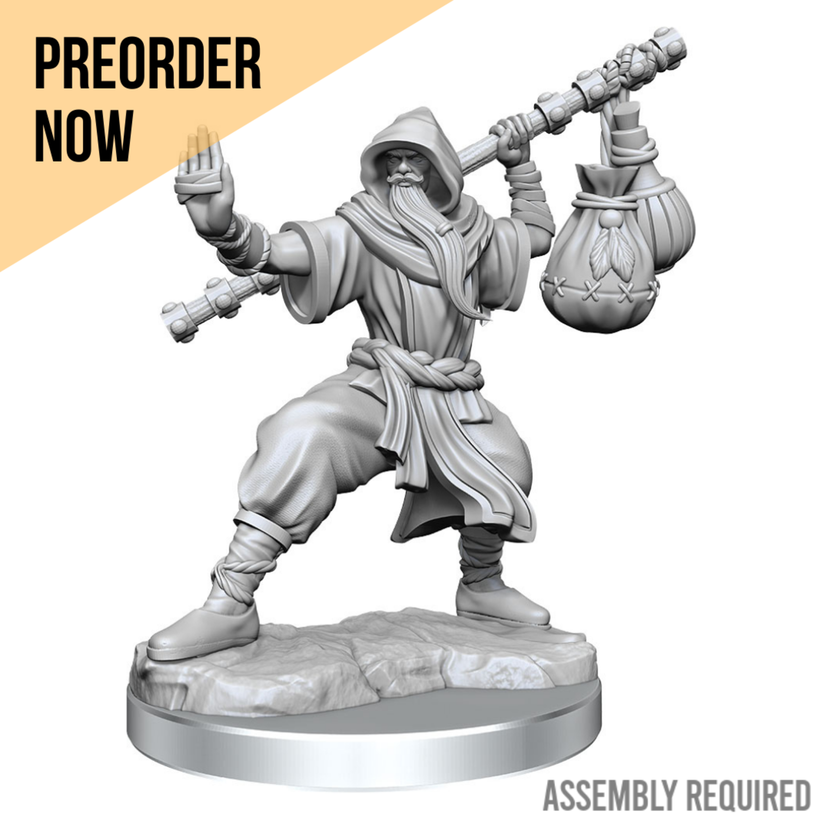 Wizkids D&D Frameworks: Human Monk Male W01 (Preorder) - Fair Game