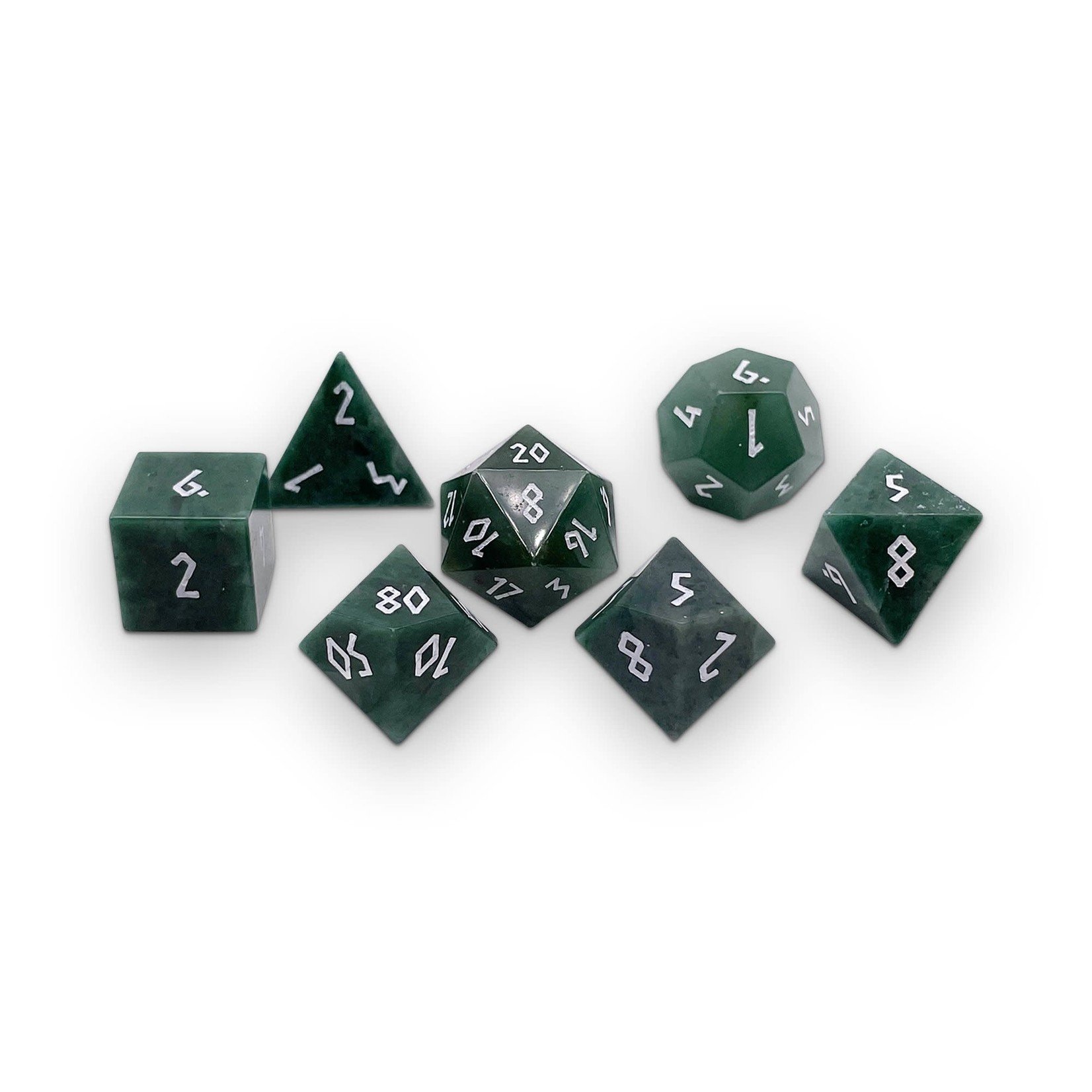 Norse Foundry Norse Foundry Dice: Glass Dice - Jade Green
