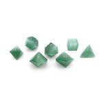 Norse Foundry Norse Foundry Dice: Glass Dice - Green Cats Eye