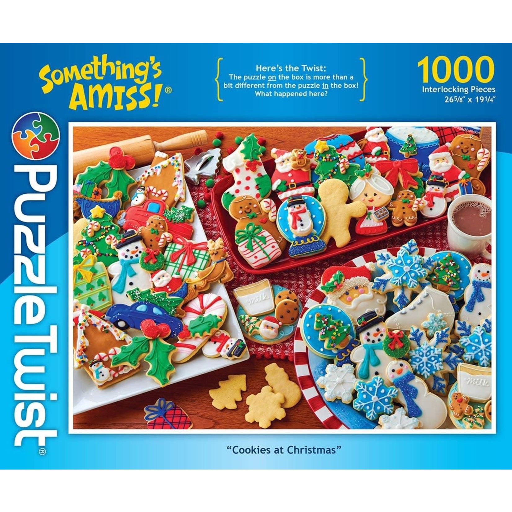 Puzzle Twist Puzzle Twist - 1000 Piece Puzzle: Cookies at Christmas