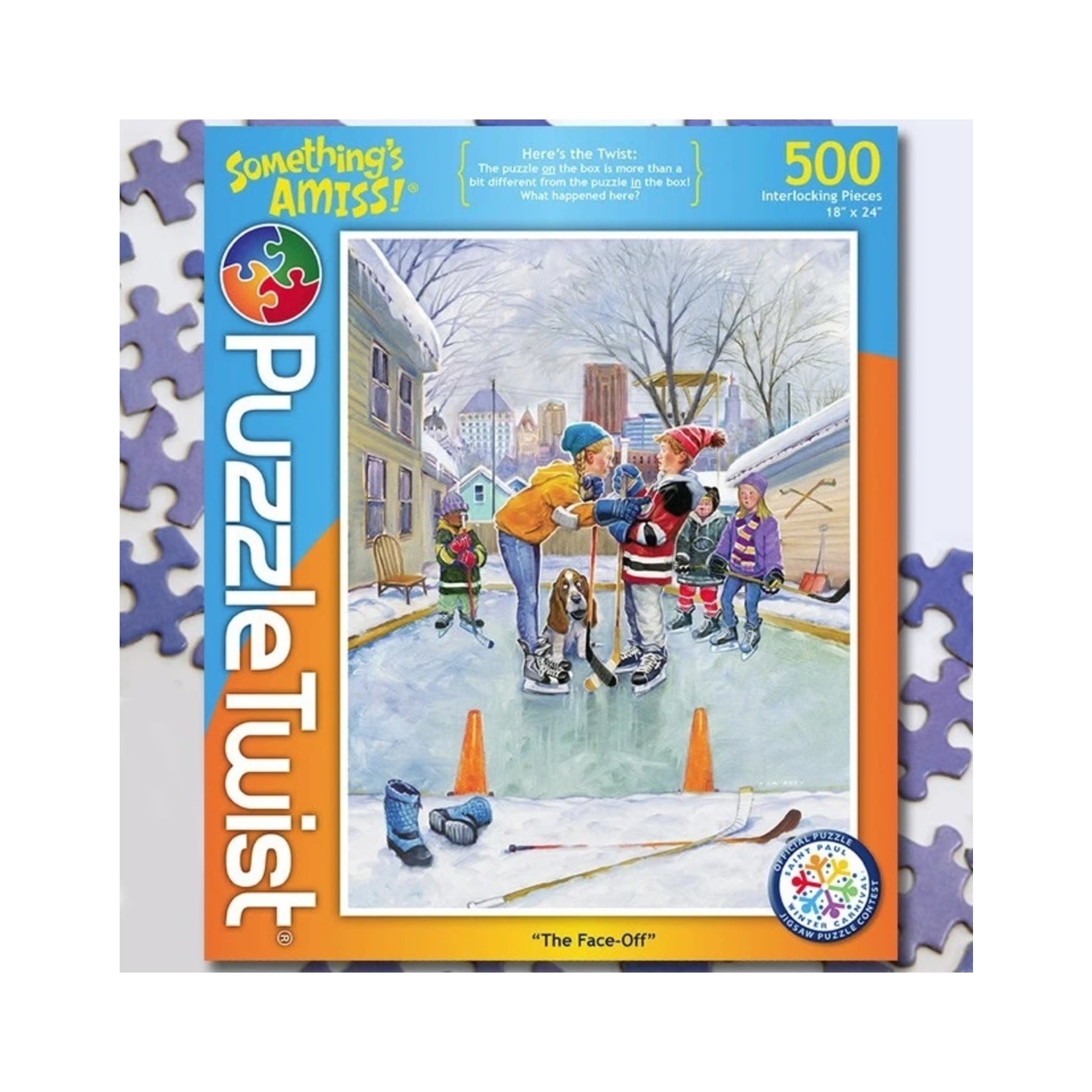 Puzzle Twist Puzzle Twist - 500 Piece Puzzle: The Face-Off