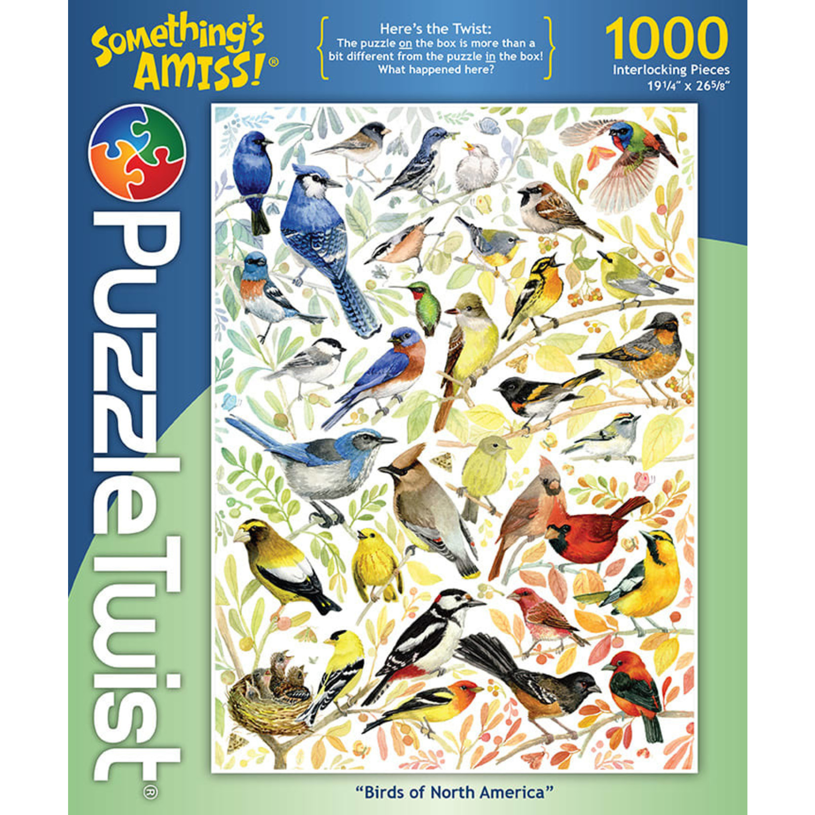 Puzzle Twist Puzzle Twist - 1000 Piece Puzzle: Birds of North America