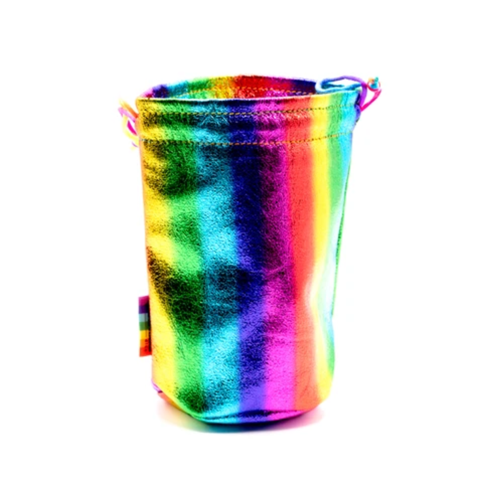 Die Hard Dice Die Hard Dice: Flat Bottomed Dice Bag - Celebrate Pride Rainbow