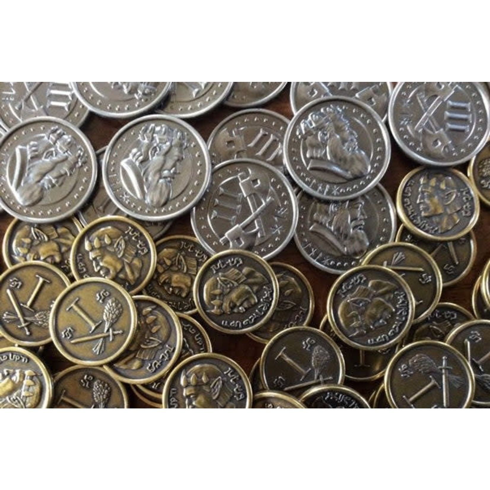 Thunderworks Games Roll Player: Custom Metal Coin Set