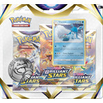 Pokemon International Pokemon Trading Card Game: Brilliant Stars 3-Booster Blister (Leafeon or Glaceon)