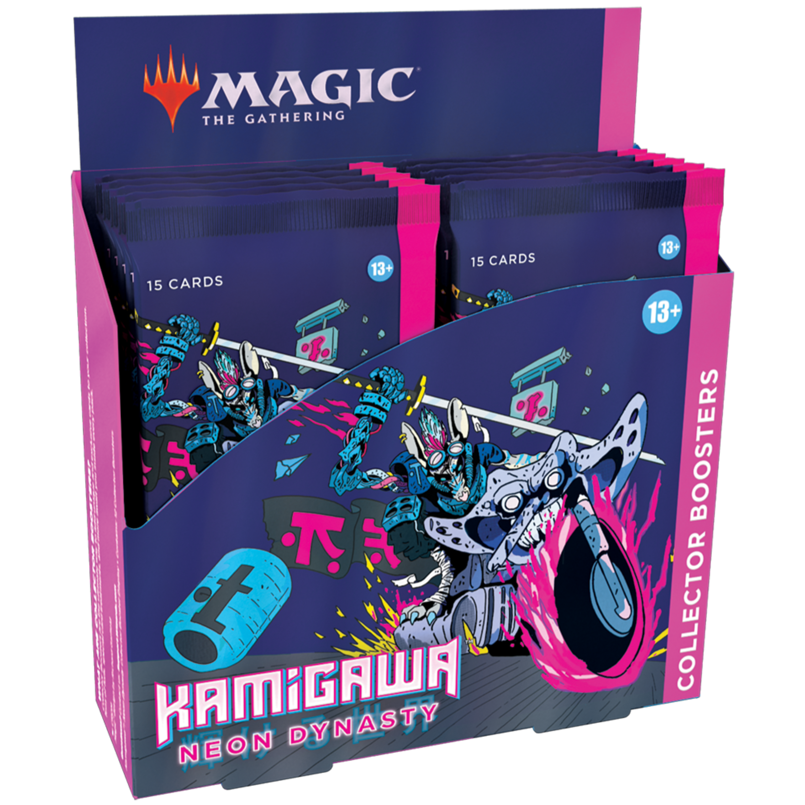 Wizards of the Coast Magic the Gathering: Kamigawa Neon Dynasty - Collector Booster Box