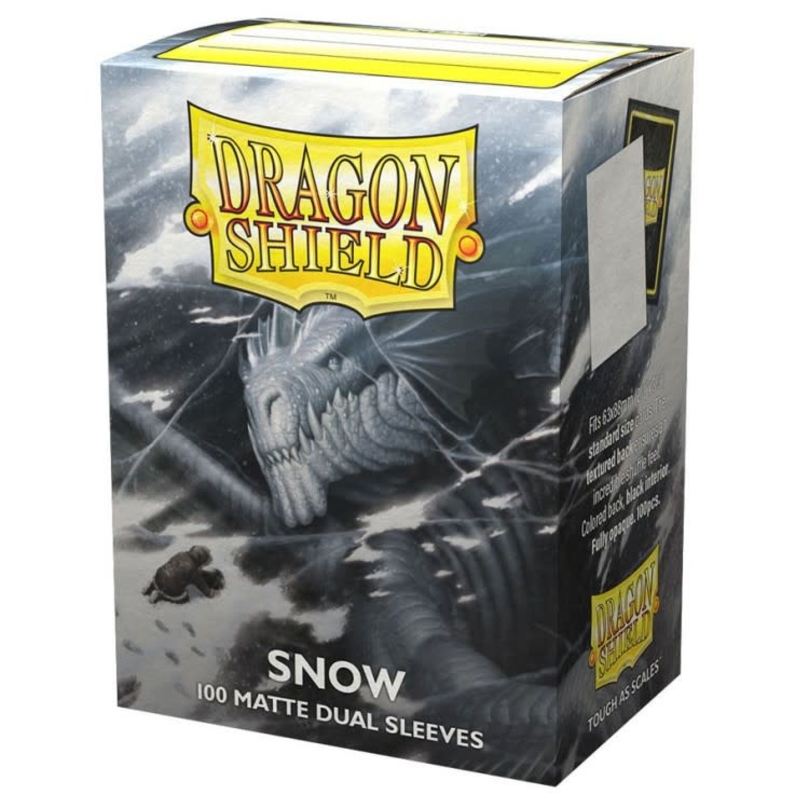 Arcane Tinman Dragon Shields: Card Sleeves - Dual Matte Snow (100)