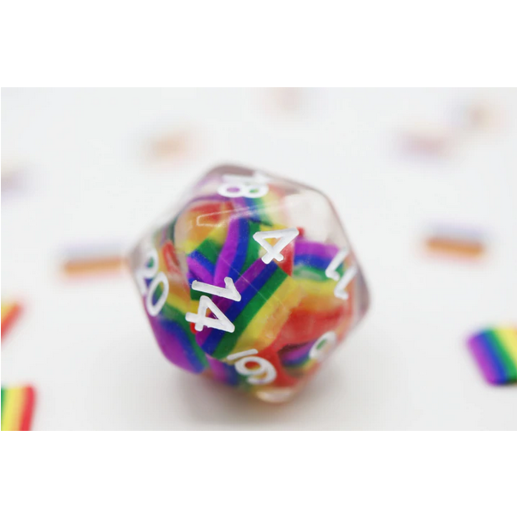 Foam Brain Games FB Rainbow Flag RPG Dice Set