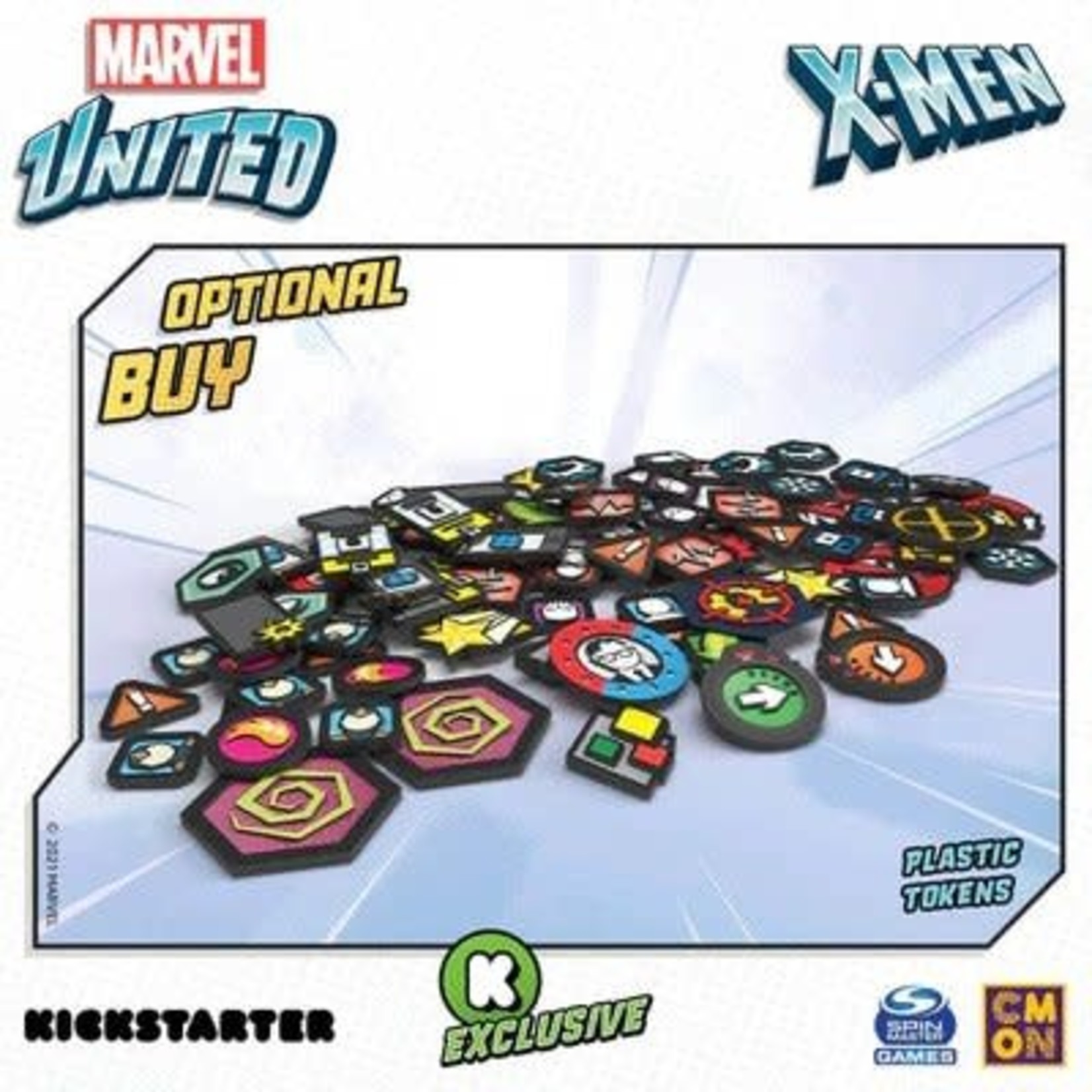 CMON Marvel United X-Men: Plastic Tokens