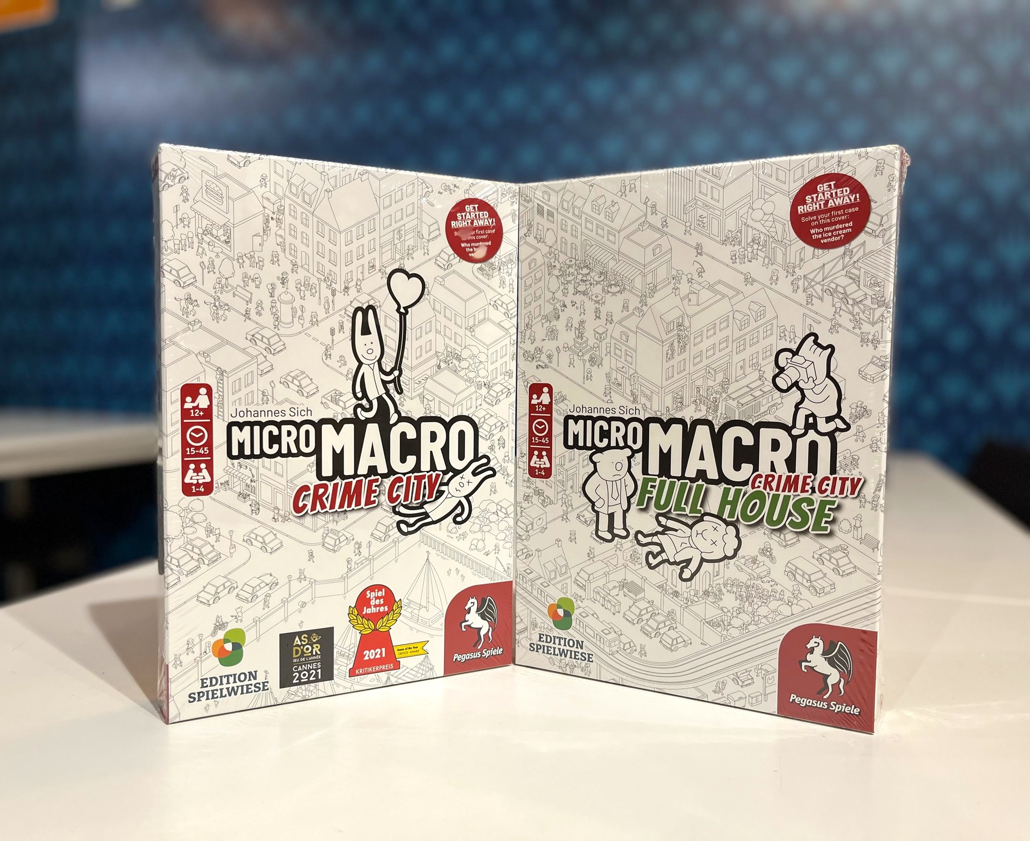 Micro Macro Crime City Full House, jeu de société Blackrock Games