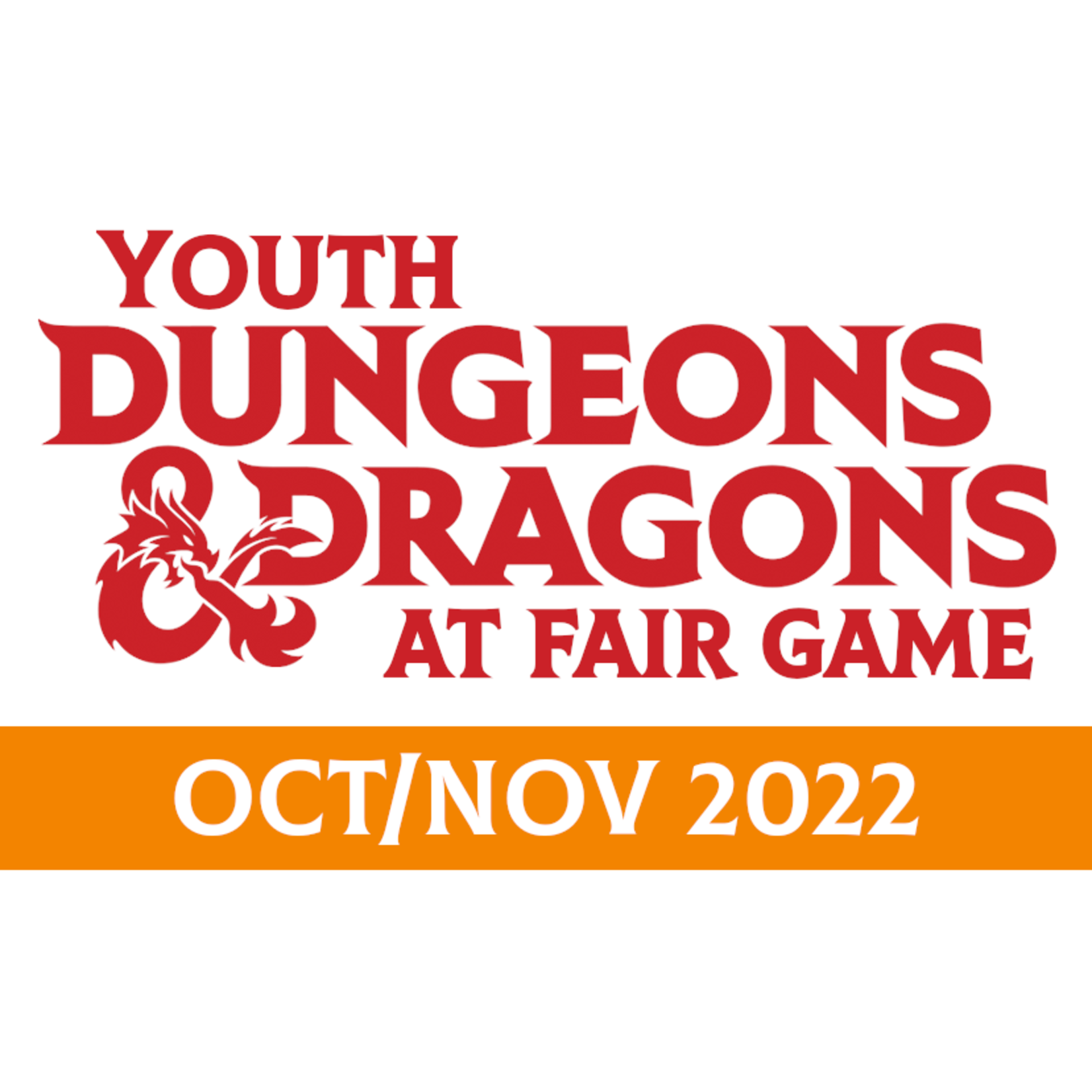 Fair Game YDND Oct/Nov 2022: Group DG - Friday Downers Grove 4:30-6:30 PM (Ages 10-15)