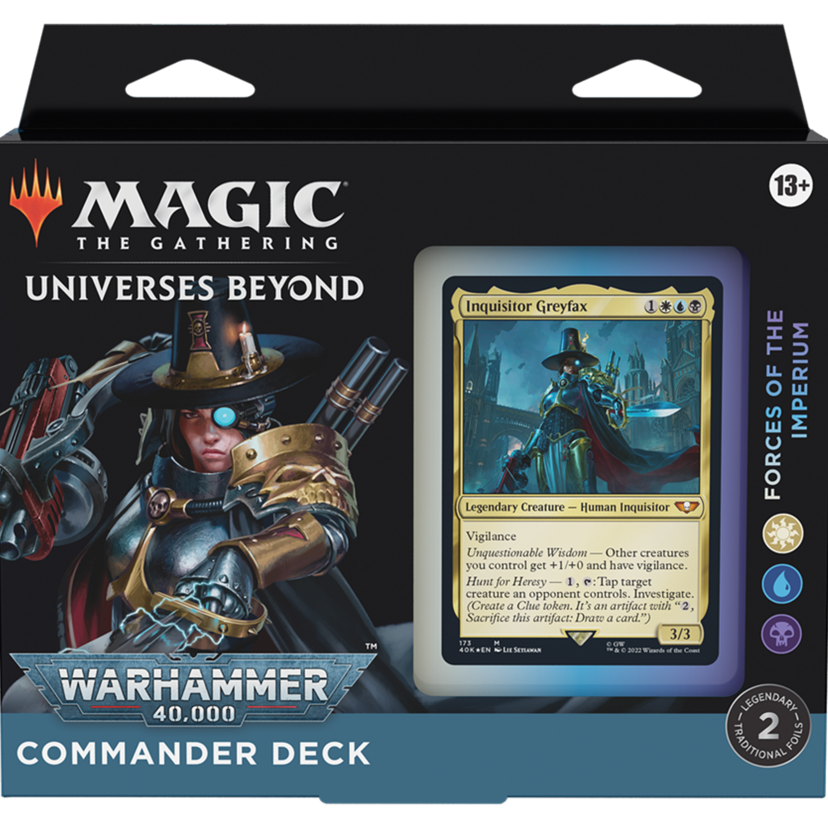 Wizards of the Coast Magic the Gathering: Warhammer 40K Commander Deck - Forces of the Imperium